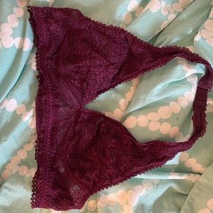 Burgundy bralette
